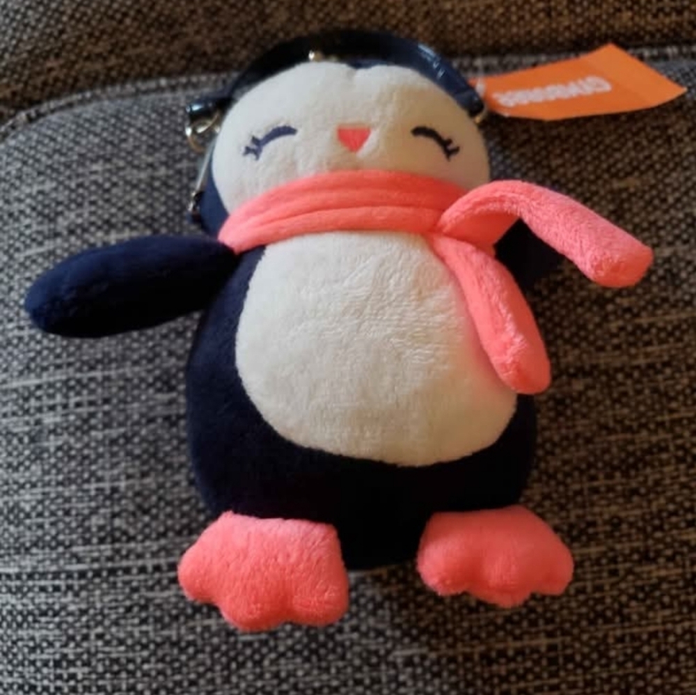 Gymboree Vintage Purse Polar Pink Penguin New